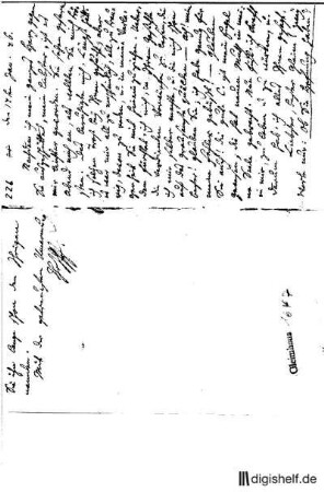226: Brief von Johann Georg Jacobi an Johann Wilhelm Ludwig Gleim