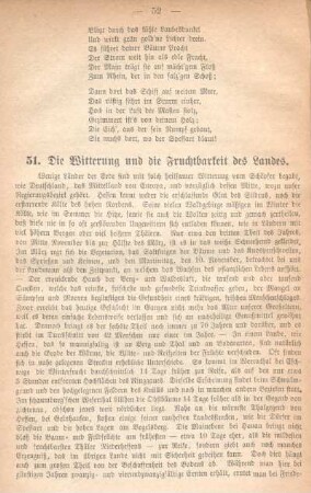 51. Die Witterung und die Fruchtbarkeit des Landes.