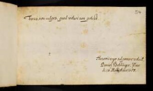Baldinger, Daniel. Ulm, 16.3.1687.