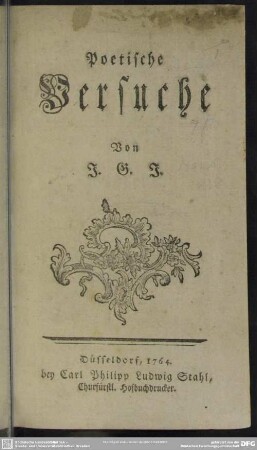 Poetische Versuche