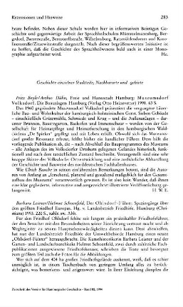 Leisner, Barbara ; Schoenfeld, Helmut :: Der Ohlsdorf-Führer, Spaziergänge über den größten Friedhof Europas, hrsg. vom Landesbetrieb Friedhöfe : Hamburg, Christians, 1993