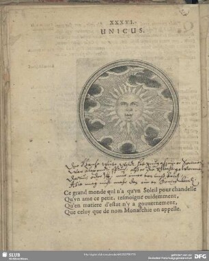 XXXVI. Unicus