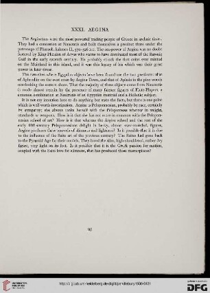 XXXI: Aegina