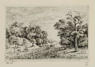 Entrée de La forest de fontainebleau Sur La Route de Lyon