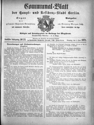 1871,23: No. 23, 4. Juni 1871