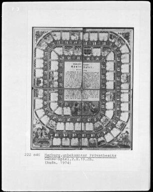 Gänse-Spiel, Spielplan