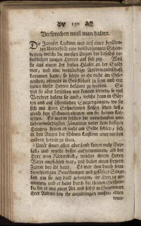 Versprechen muß man halten.