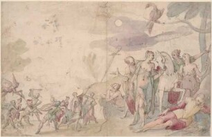Die Vision des Herzogs Heinrich Julius von der kaiserlichen Hilfe gegen die Stadt Braunschweig (Allegorie auf die Regentschaft des Herzogs Heinrich Julius)