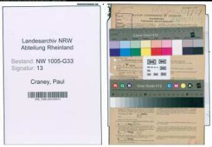 Entnazifizierung Paul Craney , geb. 10.02.1893 (Lehrer)