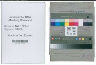 Entnazifizierung Eduard Krautmacher , geb. 12.08.1893 (Haendler)