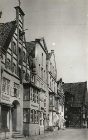 Lüneburg. Häuserzeile