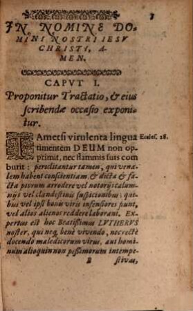 De disputatione Lutheri cum diabolo, in controversia de privata Missa, tractatio theologica et scholastica