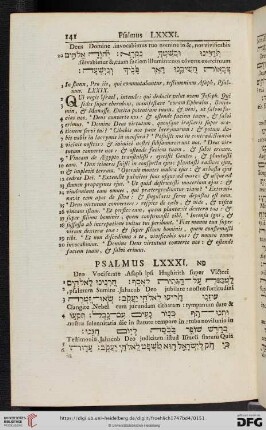 (Psalmus LXXXI - XC)