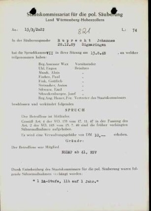 Ruprecht, Johannes
