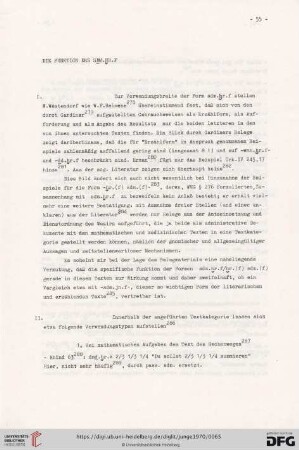 I. Textgattungen seines Auftretens