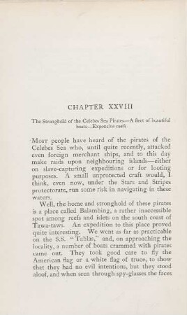Chapter XXVIII. The stronghold of the Celebes Sea pirates. - ...