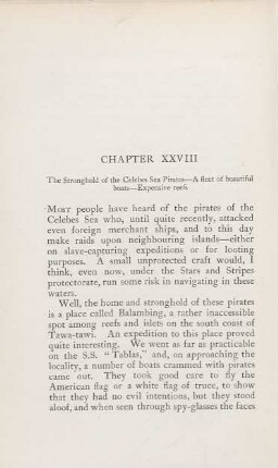 Chapter XXVIII. The stronghold of the Celebes Sea pirates. - ...