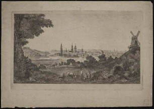 Blick auf Potsdam von Babelsberg aus