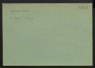 Reuter, Hans