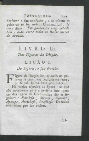 Livro [IV]. - Das Figuras da Dicção.