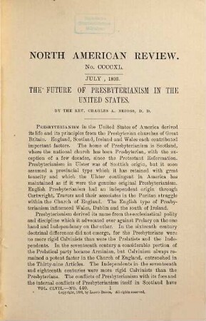 The North American review. 157. 1893 (July - December)
