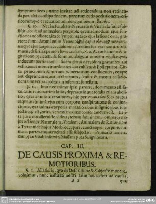 Cap. III. De Causis Proxima & Remotioribus
