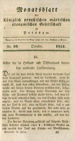 Nr. 10. October. 1831.