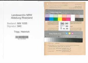 Entnazifizierung Heinrich Tripp , geb. 03.06.1900 (Steiger)
