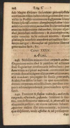 Caput XXXV. Aves