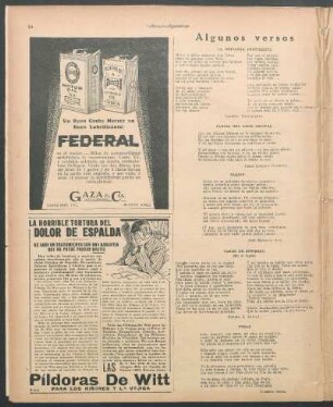 Algunos versos