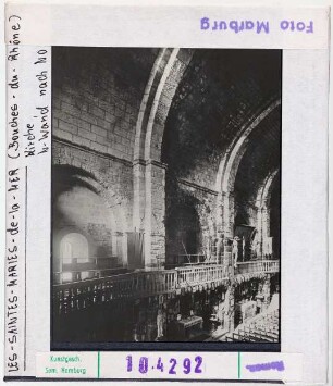 Les Saintes-Maries-de-la-Mer: Kirche, Inneres, Nordwand