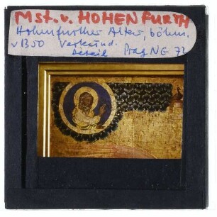 Meister von Hohenfurth, Hohenfurther Passionszyklus : Detail der Verkündigung