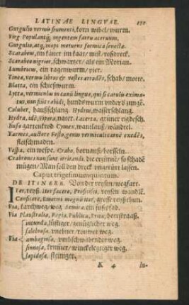 Caput trigesimumquintum. De Itinere.