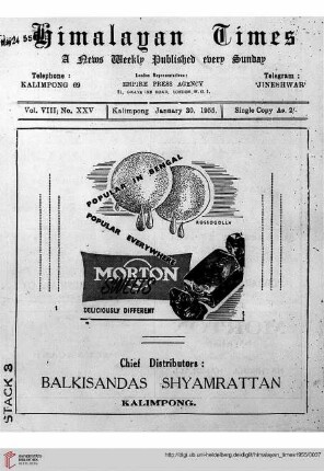 No. XXV (30 January 1955)