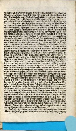Extract Circular-Rescripts de dato Wienn den 10.ten Decembris Anno 1740.