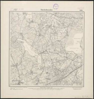 Meßtischblatt 1086 : Bischofswerder, 1918 : Bischofswerder. - Aufn. 1910, hrsg. 1912, Auflagedr. 1918. - 1:25000. - [Berlin]: Reichsamt für Landesaufnahme, 1918. - 1 Kt.