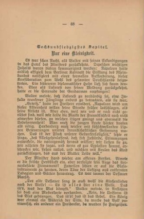 Sechsundsiebzigstes Kapitel. Nur eine Kleinigkeit