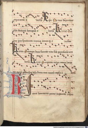 Lectiones et hymni cum notis musicis; insunt literae pictae - BSB Clm 23286