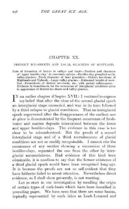 Chapter XX. District Ice-Sheets And Local Glaciers Of Scotland