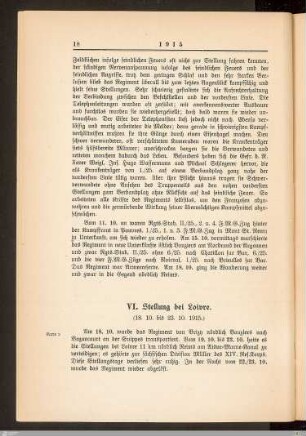 VI. Stellung bei Loivre