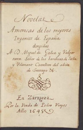 Novelas amorosas de los mejores ingenios de España