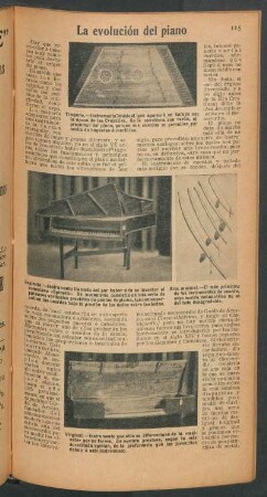 La evolución del piano