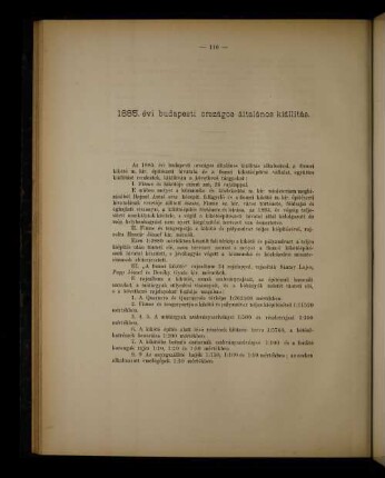 1885.évi budapesti országos általános kiállitás.