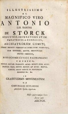 Josephi Jacobi Plenck Doctrina de morbis oculorum