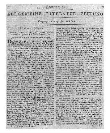 Galanti, Giuseppe M[aria]: Nuova descrizione storica e geografica delle Sicilie. - Napoli : Gabinetto Letterario T. 3. - 1789