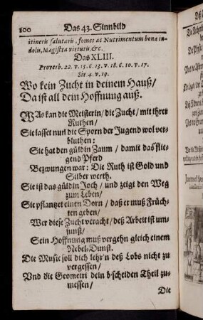 100-119, Das XLIII. Sinnbild - Das LIV. Sinnbild