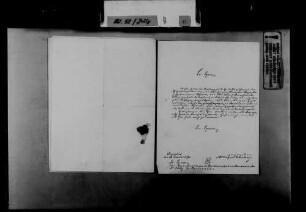 Schreiben von Otto von Bray-Steinburg, Versailles, an Julius Jolly: Zusendung einer Abschrift über die Kaiserproklamation
