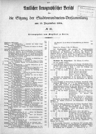 No. 39, 15.12.1904