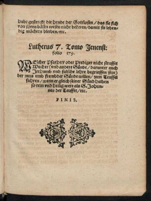 Lutherus 7. Tomo Jenensi: folio 379.