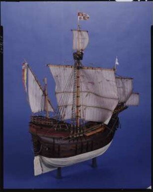 Vollmodell einer spanischen Nao von 1492